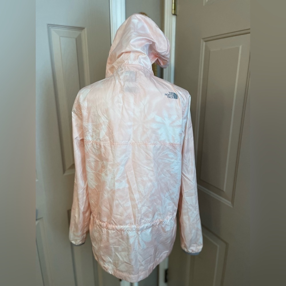 The North Face Fanorak Windwall pink tie dye pullover 1/4 zip windbreaker Size S - Picture 2 of 12